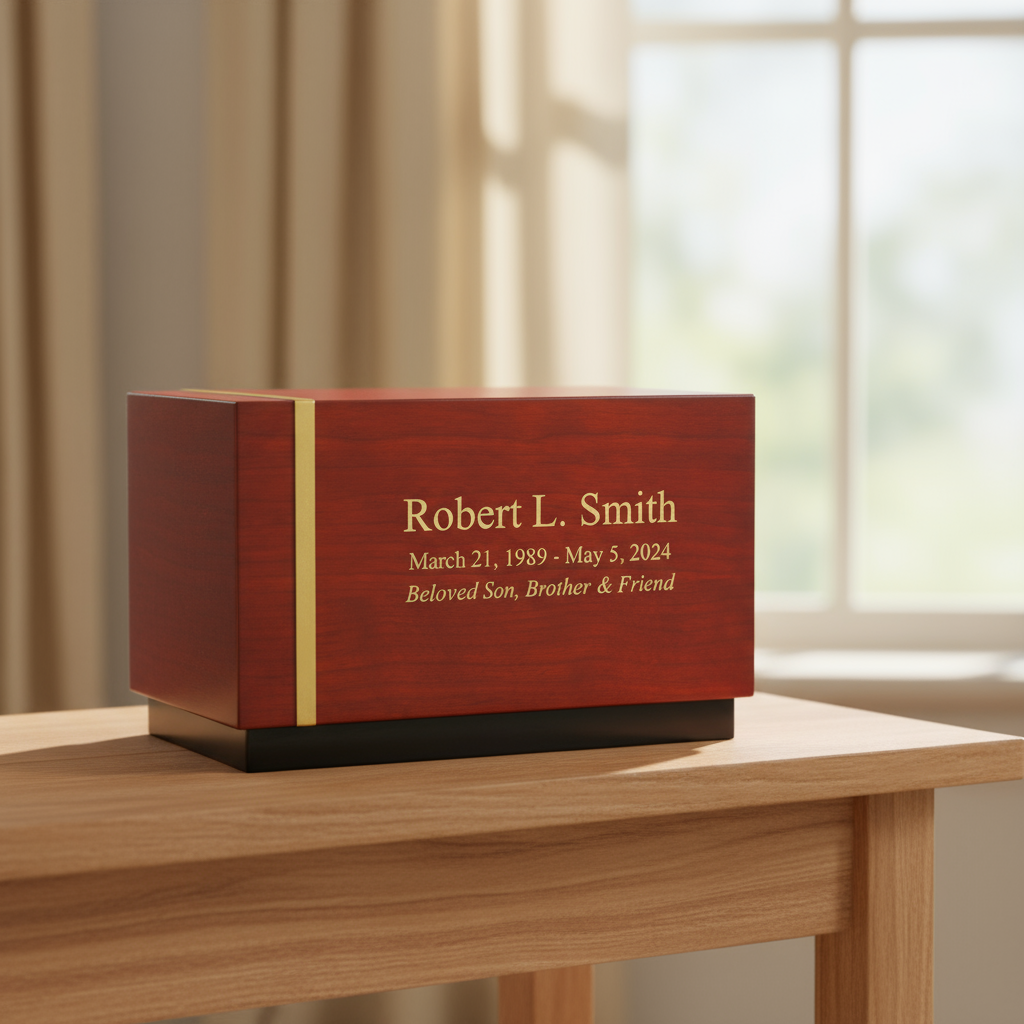 Auburn Contemporary Adult Urn