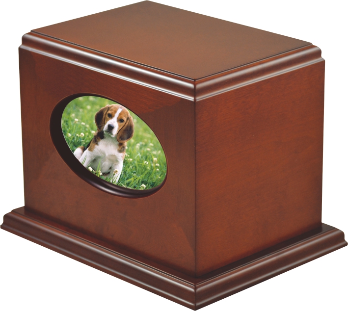 Forest Cherry Wood Pet Urn